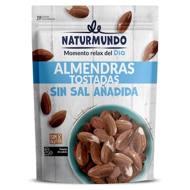 Almendras tostadas con piel sin sal Dia Naturmundo 200 g-0 Almendras tostadas con piel sin sal Dia Naturmundo 200 g-0