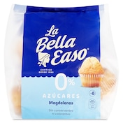 Magdalenas 0% azúcares La bella easo 232 g