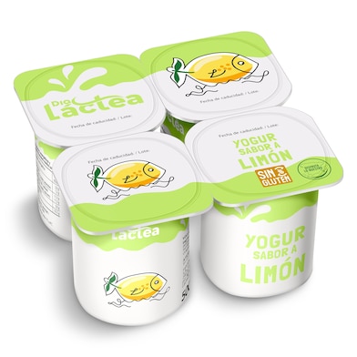 Yogur sabor limón Dia Láctea 4 x 125 g-0