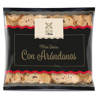 Mini tostas con arándanos El Molino de Dia 90 g-0