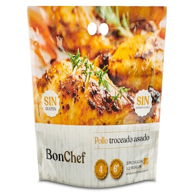 Pollo asado troceado Bonchef 1.3 Kg-0