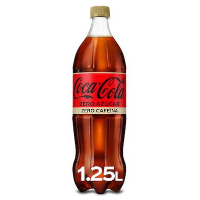 Coca-Cola zero azúcar zero cafeína 1.25 L-0