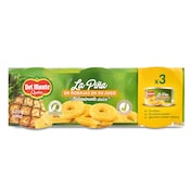Piña en su jugo en rodajas Del monte 3 x 140 g