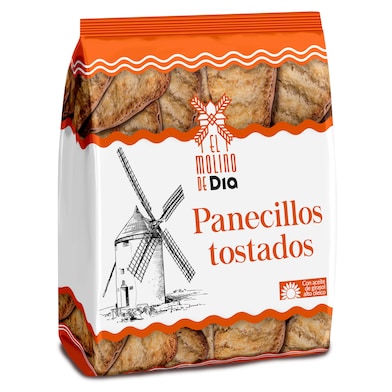 Panecillos tostados El Molino de Dia 225 g-0 Panecillos tostados El Molino de Dia 225 g-0