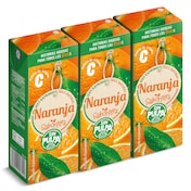 Zumo de naranja sin pulpa Dia Saborfera pack 3 x 200 ml