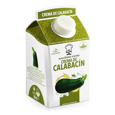Crema de calabacín Dia Al Punto 500 ml-0 Crema de calabacín Dia Al Punto 500 ml-0