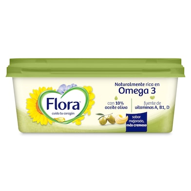 Margarina al toque de aceite de oliva Flora 225 g-0