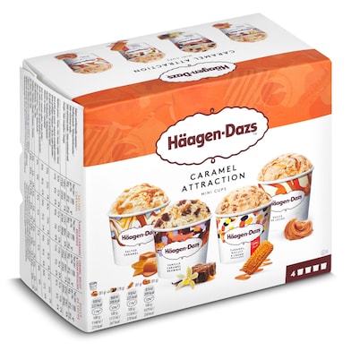 Mini tarrinas Haagen Dazs caramel collection 4 unidades 321 g-0 Mini tarrinas Haagen Dazs caramel collection 4 unidades 321 g-0