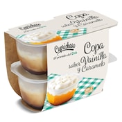 Copa de vainilla con caramelo y nata Dia Caprichoso 4 x 115 g