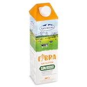 Leche semidesnatada fibra Asturiana 1 L