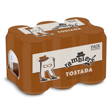 Cerveza tostada Dia Ramblers pack 6 x 33 cl-0 Cerveza tostada Dia Ramblers pack 6 x 33 cl-0
