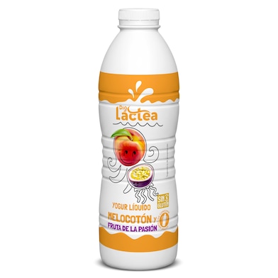 Yogur líquido sabor melocotón y fruto de la pasión Dia Láctea 1 Kg-0 Yogur líquido sabor melocotón y fruto de la pasión Dia Láctea 1 Kg-0