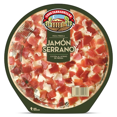 Pizza jamón serrano Casa Tarradellas 390 g-0 Pizza jamón serrano Casa Tarradellas 390 g-0