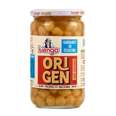 Garbanzos de escacena cocidos Luengo 400 g-0 Garbanzos de escacena cocidos Luengo 400 g-0
