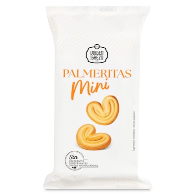 Mini palmeritas de hojaldre Virgen del Brezo 140 g-0 Mini palmeritas de hojaldre Virgen del Brezo 140 g-0