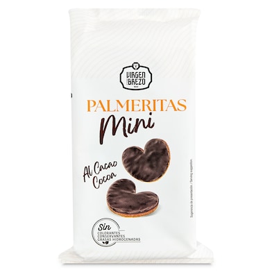 Mini palmeritas al cacao Virgen del Brezo 175 g-0