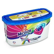 Detergente máquina cápsulas Micolor 10 lavados