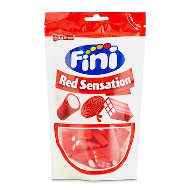 Regaliz rojo surtido sensation red mix Fini 165 g-0 Regaliz rojo surtido sensation red mix Fini 165 g-0