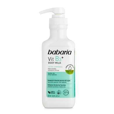 Leche corporal vitamina b3 Babaria 500 ml-0
