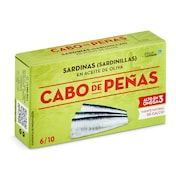 Sardinillas en aceite de oliva Cabo de Peñas 62 g