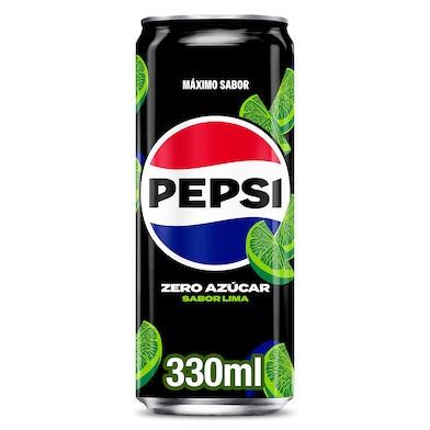 Pepsi zero azúcar sabor lima 330 ml-0