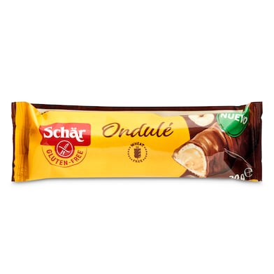 Barrita de chocolate con avellanas sin gluten ondulé Dr. Schar 30 g-0 Barrita de chocolate con avellanas sin gluten ondulé Dr. Schar 30 g-0