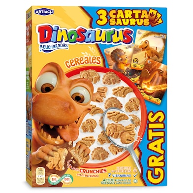 Galletas a cucharadas con cereales y vitaminas Artiach Dinosaurus 320 g-0 Galletas a cucharadas con cereales y vitaminas Artiach Dinosaurus 320 g-0
