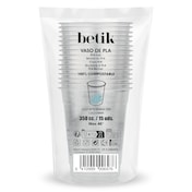 Vasos desechables 350 ml Betik 15 unidades