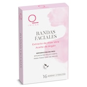 Bandas de cera faciales con aloe vera Dia Imaqe 16 unidades