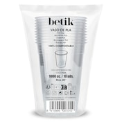 Vasos desechables 1 L Betik 10 unidades