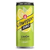 Schweppes de limón zero lata 330 ml