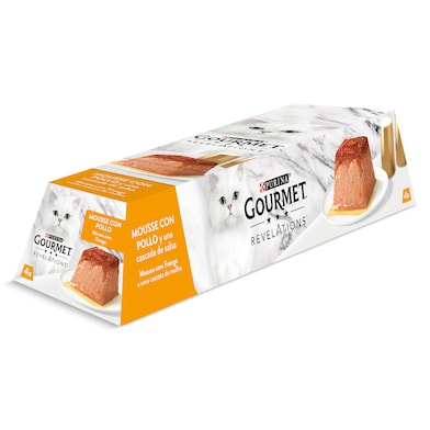 Mousse para gatos con pollo Gourmet 4 x 57 g-0 Mousse para gatos con pollo Gourmet 4 x 57 g-0