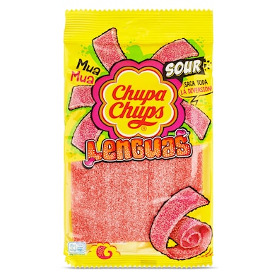 Golosinas lenguas sour Chupa Chups 145 g-0 Golosinas lenguas sour Chupa Chups 145 g-0