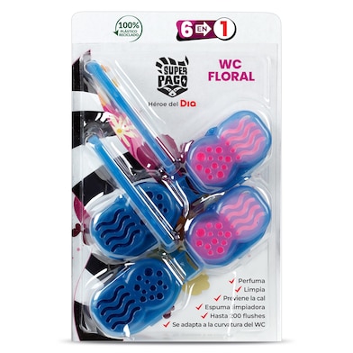 Colgador WC floral Dia Super Paco 2 unidades-0