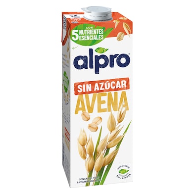 Bebida de avena sin azúcar Alpro 1 L-0 Bebida de avena sin azúcar Alpro 1 L-0