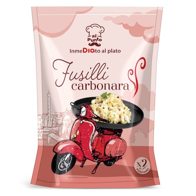 Fusilli a la carbonara Dia Al Punto 145 g-0