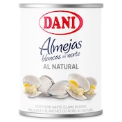 Almejas blancas del norte al natural Dani 90 g