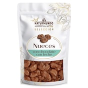 Nueces recubiertas con chocolate con leche Dia Naturmundo 150 g