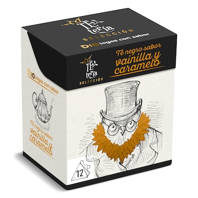 Té negro sabor vainilla y caramelo Dia Tetería 12 unidades-0 Té negro sabor vainilla y caramelo Dia Tetería 12 unidades-0