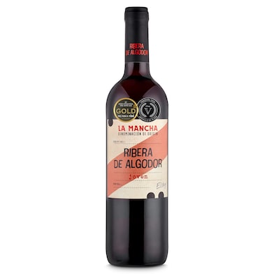 Vino tinto joven D.O. La Mancha Ribera de Algodor 75 cl-0 Vino tinto joven D.O. La Mancha Ribera de Algodor 75 cl-0