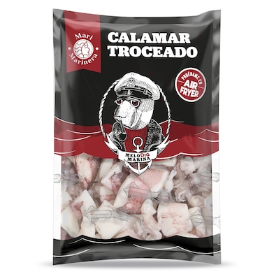 Calamar troceado Dia Mari Marinera 450 g-0 Calamar troceado Dia Mari Marinera 450 g-0
