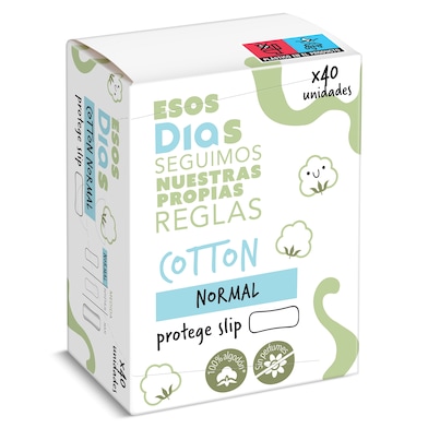Protegeslips algodón normal Esos Dias 40 unidades-0 Protegeslips algodón normal Esos Dias 40 unidades-0