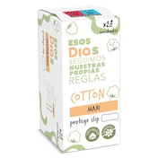 Protegeslips algodón maxi Esos Dias 28 unidades