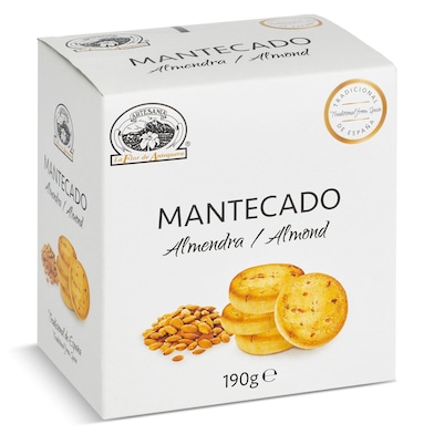 Mantecados de almendra La flor de Antequera 190 g-0