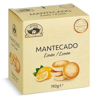 Mantecados de limón La flor de Antequera 190 g-0