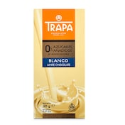 Chocolate blanco sin azúcar añadido Trapa 90 g