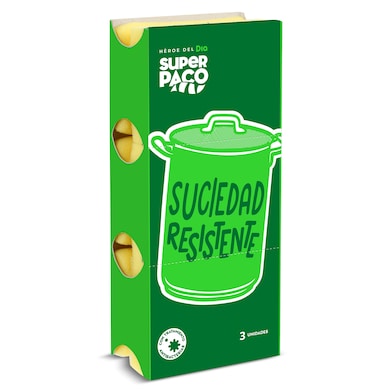 Estropajo salvauñas suciedad resistente Dia Super Paco 3 unidades-0 Estropajo salvauñas suciedad resistente Dia Super Paco 3 unidades-0