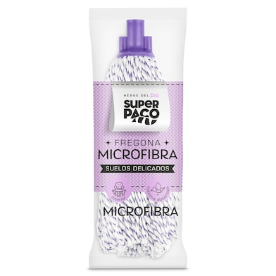 Fregona de microfibra suelos delicados Dia Super Paco 1 unidad-0 Fregona de microfibra suelos delicados Dia Super Paco 1 unidad-0