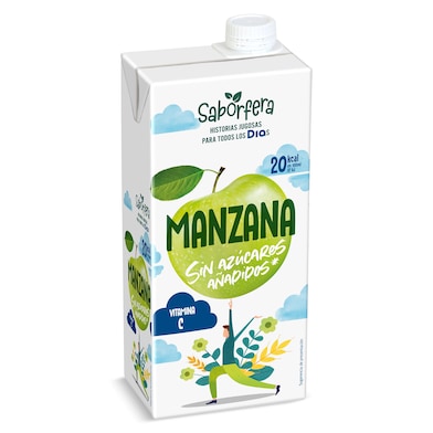 Bebida de zumo de manzana sin azúcares añadidos Dia Saborfera 1 L-0 Bebida de zumo de manzana sin azúcares añadidos Dia Saborfera 1 L-0