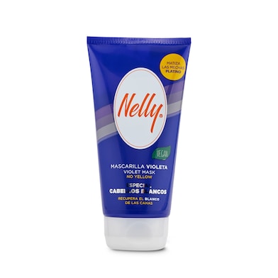 Mascarilla capilar para cabellos blancos Nelly 150 ml-0